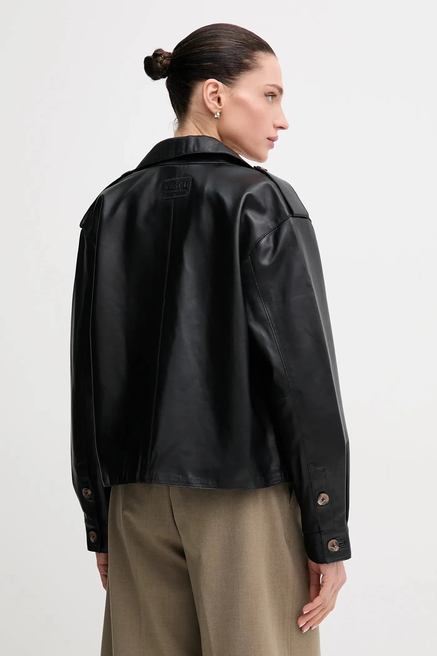 ГРЕТА кожаная куртка - фото 3