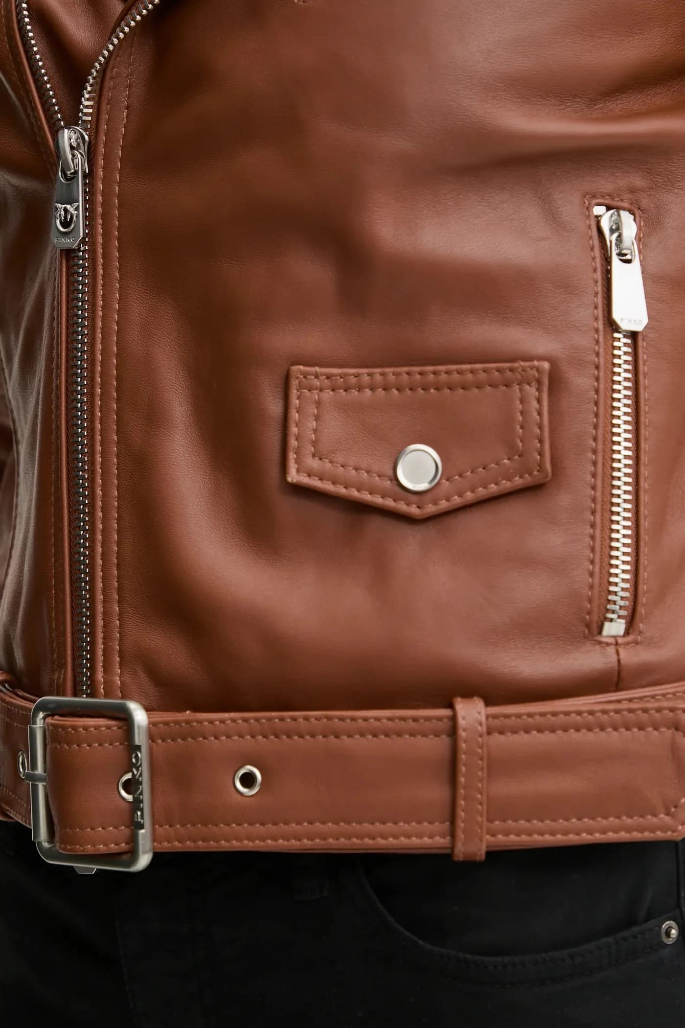 Кожаная косуха - фото 6