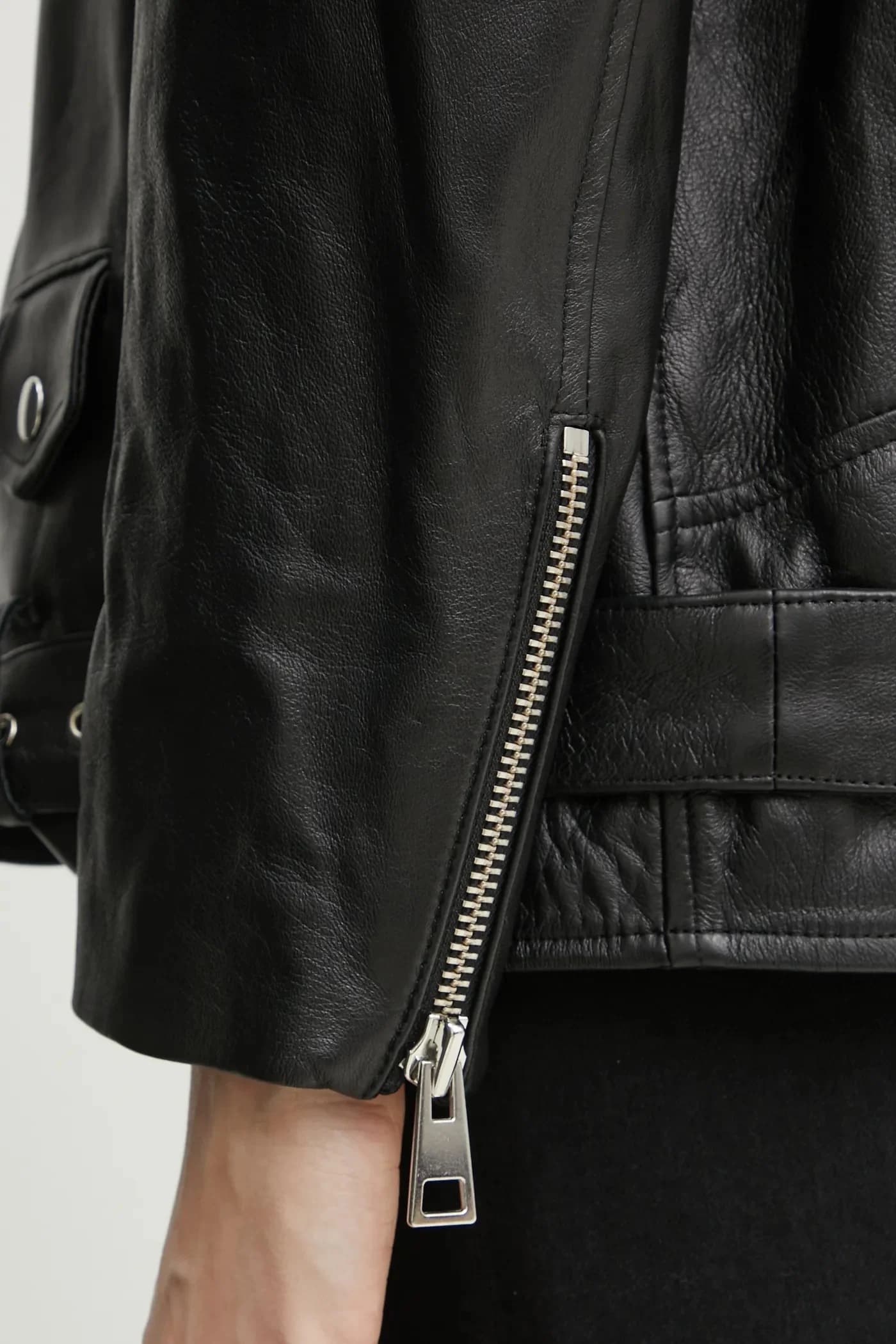 Кожаная косуха - фото 6