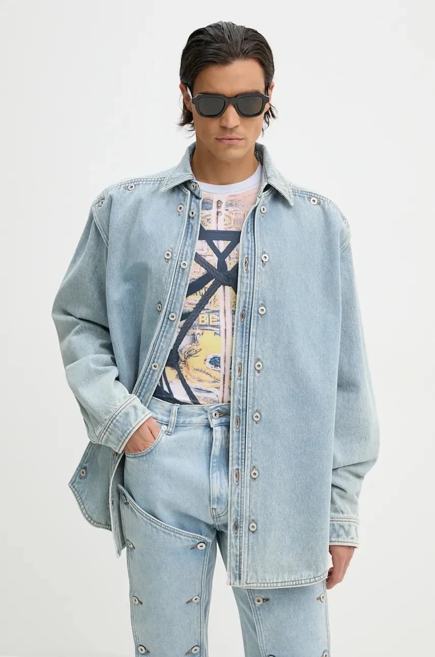 Джинсовая куртка EVERGREEN SNAP OFF DENIM SHIRT - фото 7