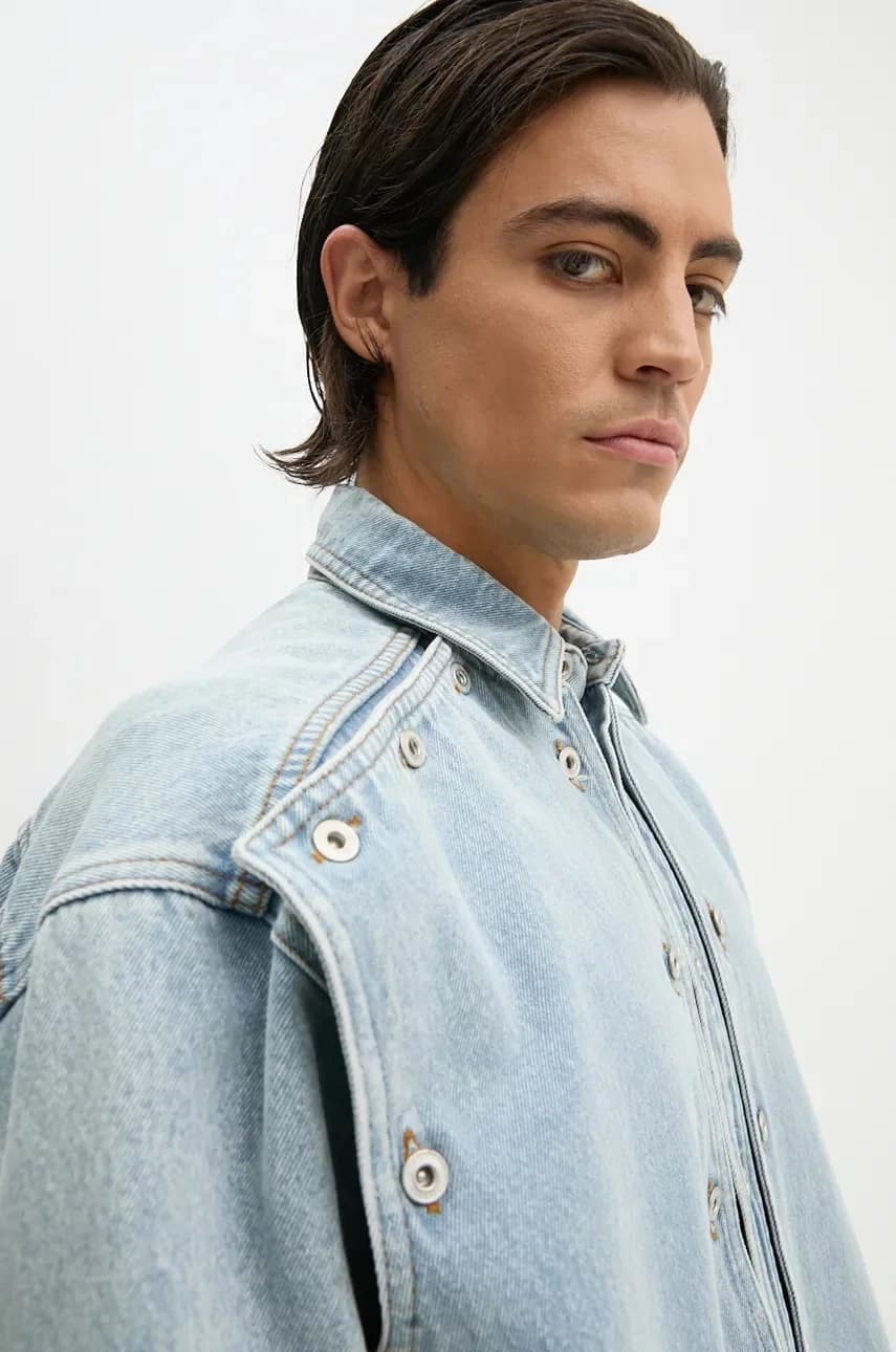 Джинсовая куртка EVERGREEN SNAP OFF DENIM SHIRT - фото 10