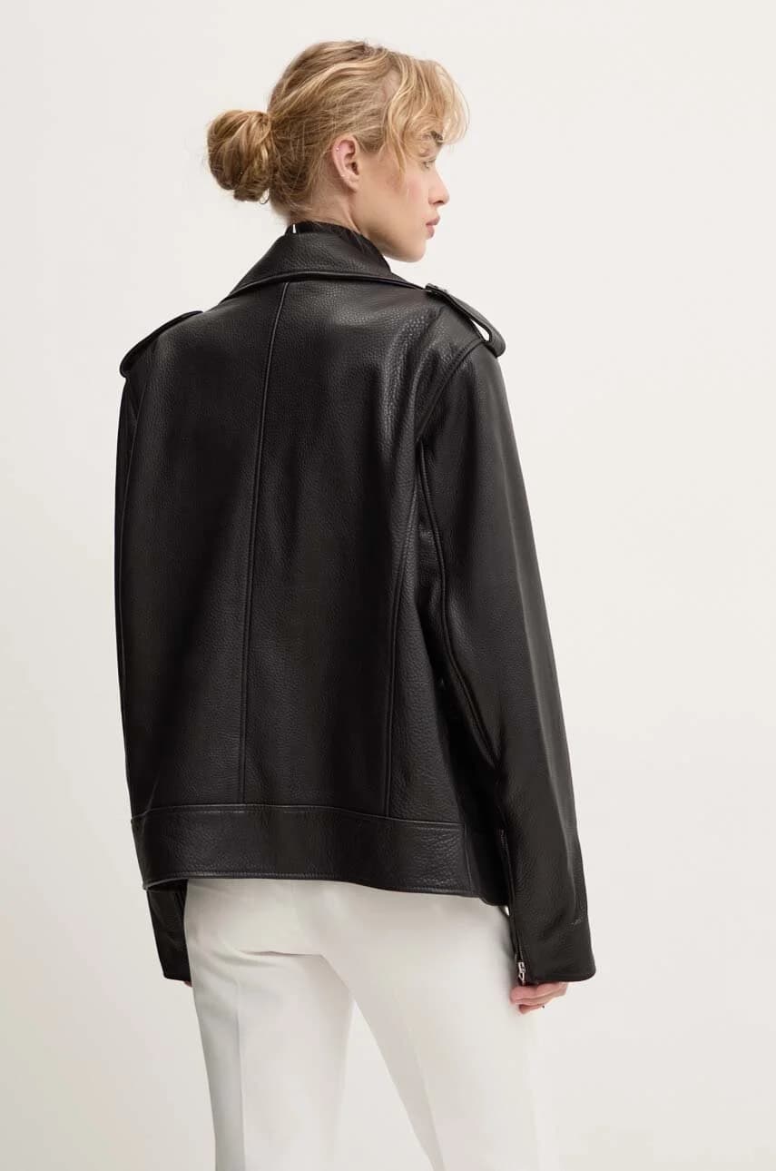 Байкерская кожаная куртка - фото 3