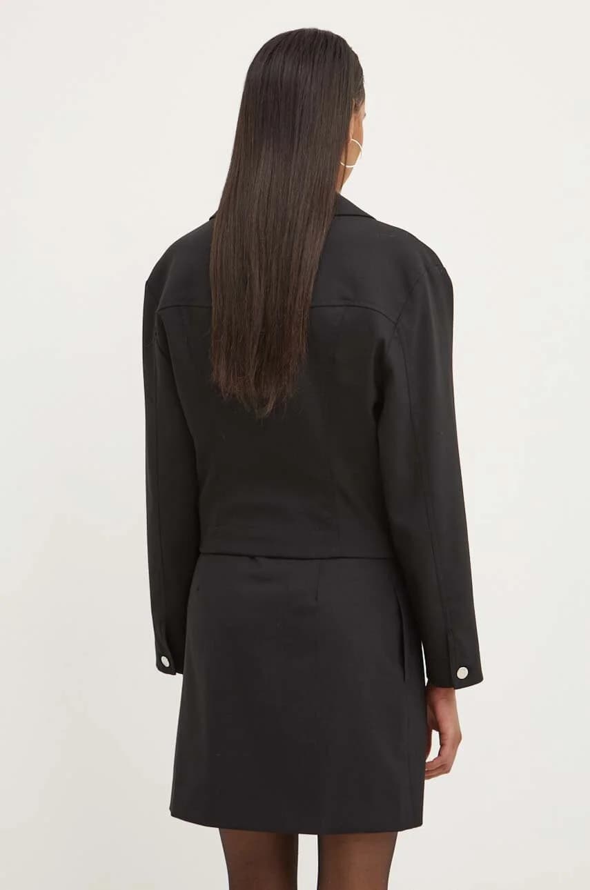 Куртка из смесовой шерсти - фото 3