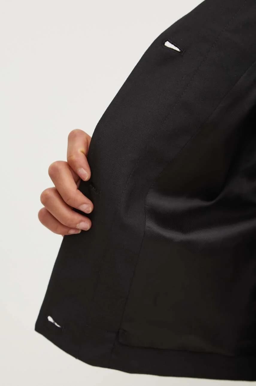 Куртка из смесовой шерсти - фото 6