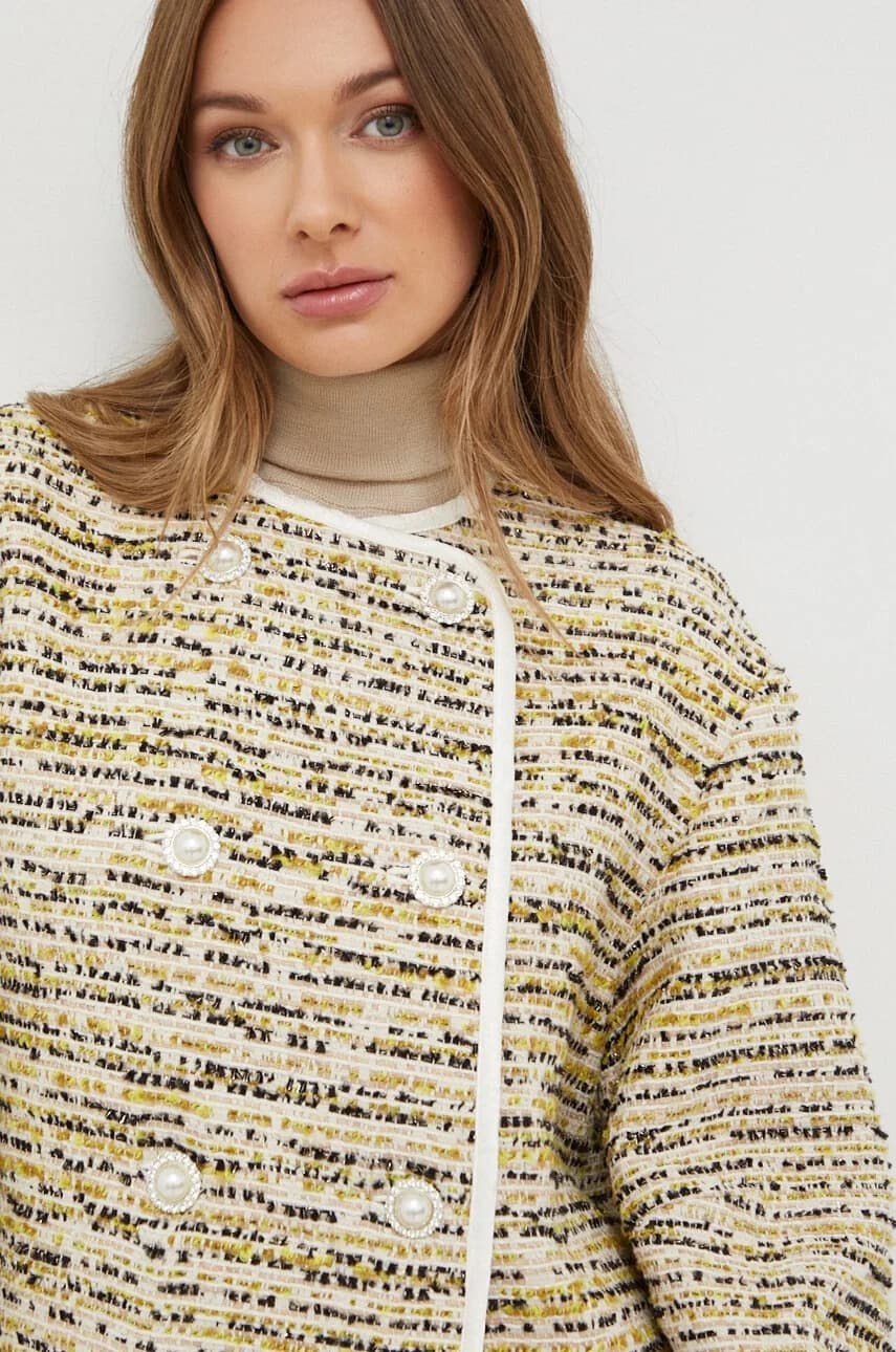 Куртка из смесовой шерсти - фото 4