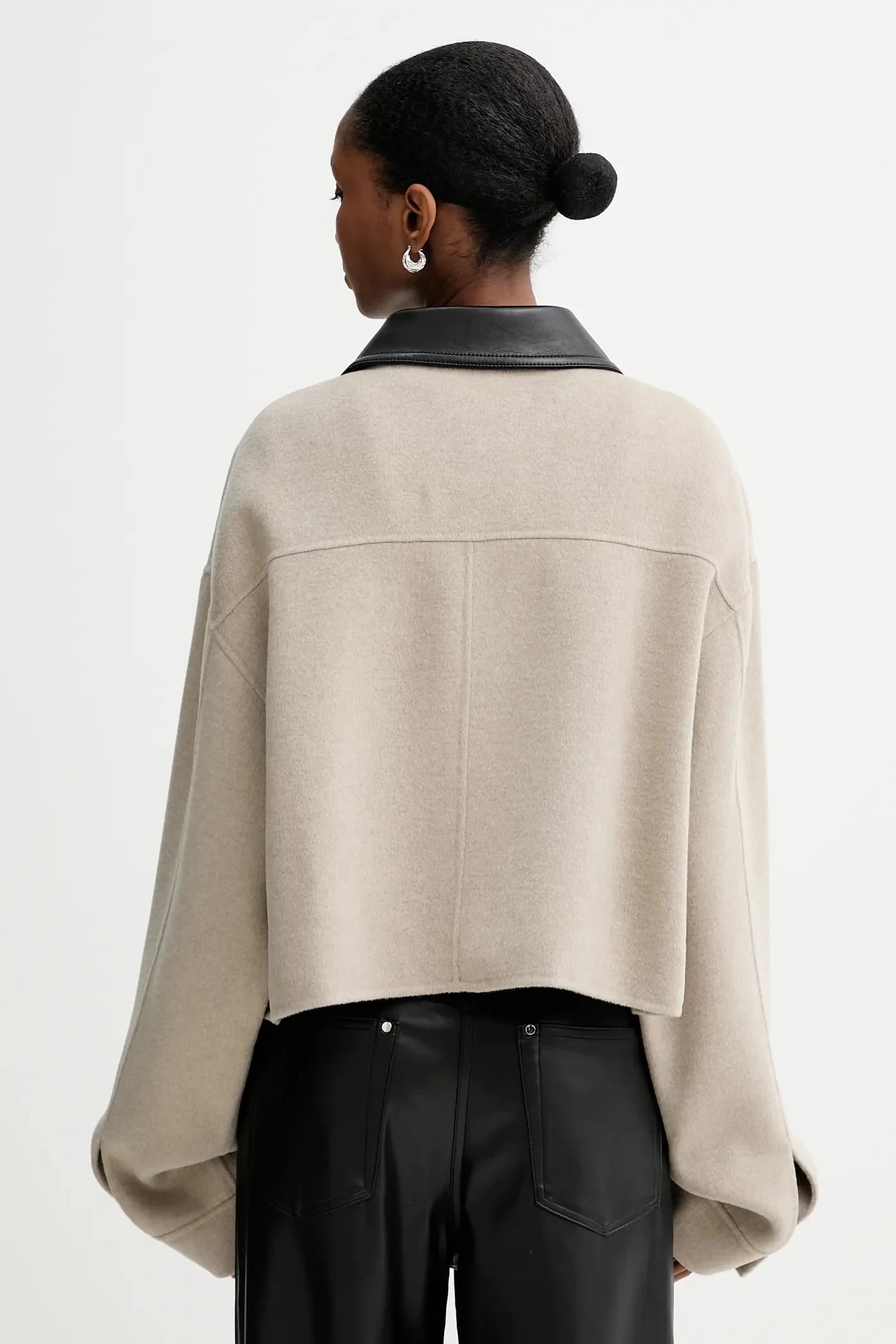 Куртка из смесовой шерсти - фото 3