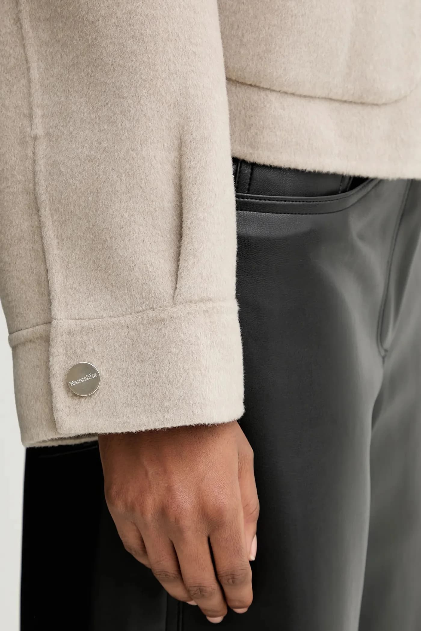 Куртка из смесовой шерсти - фото 6