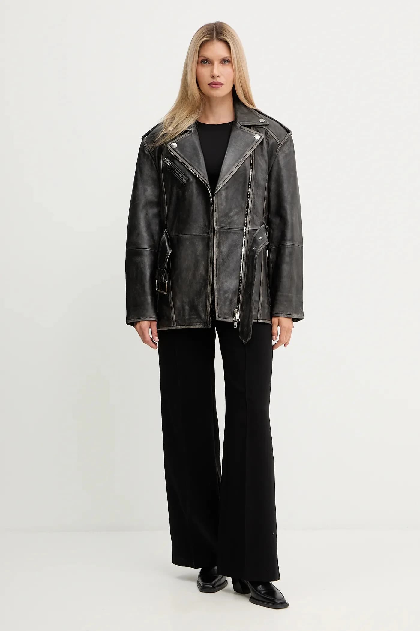 кожаная куртка Леона - фото 2