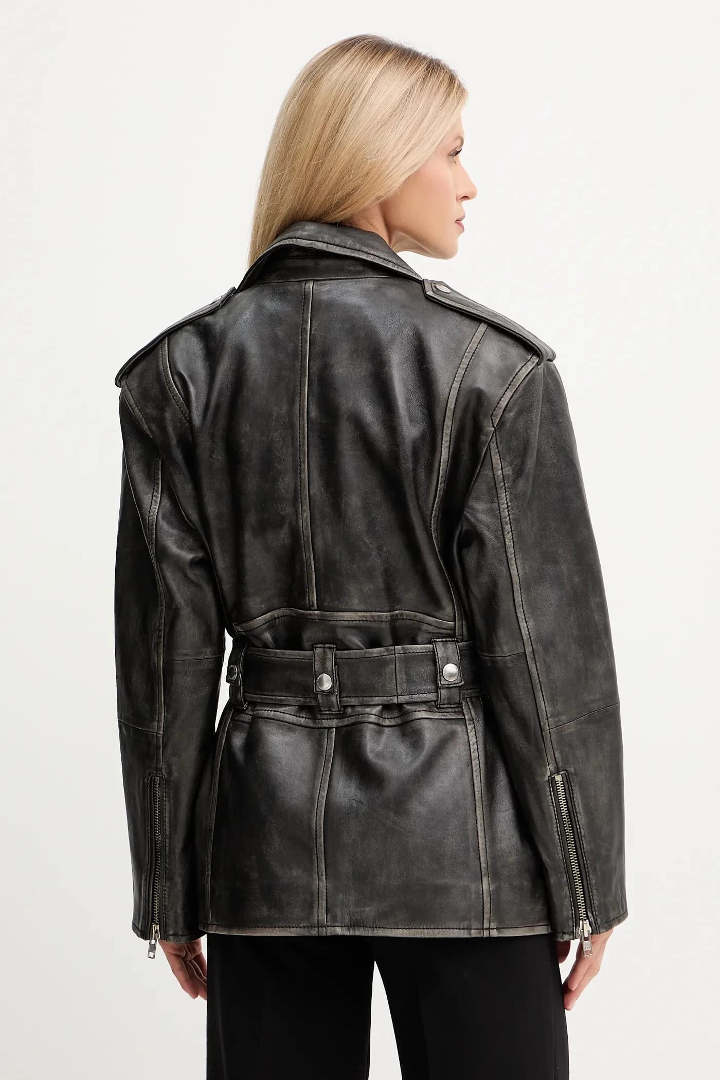 кожаная куртка Леона - фото 3