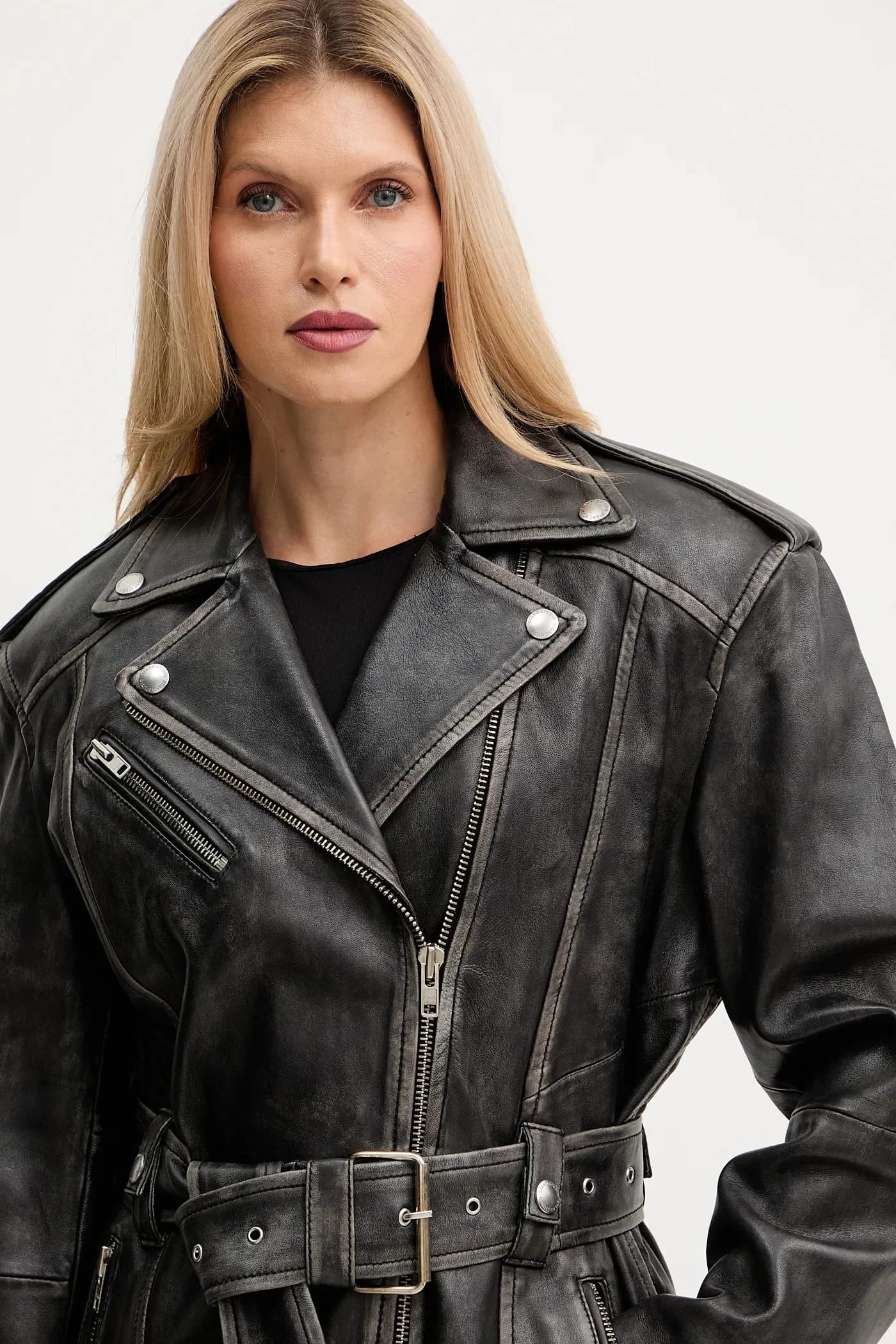 кожаная куртка Леона - фото 4
