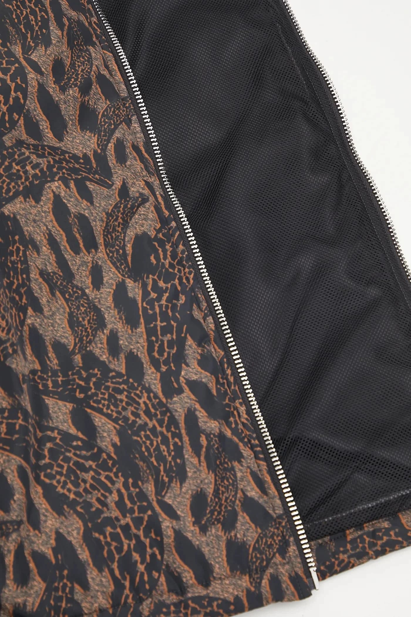 Нейлоновая хлопковая куртка на молнии с принтом Banimalier - фото 5