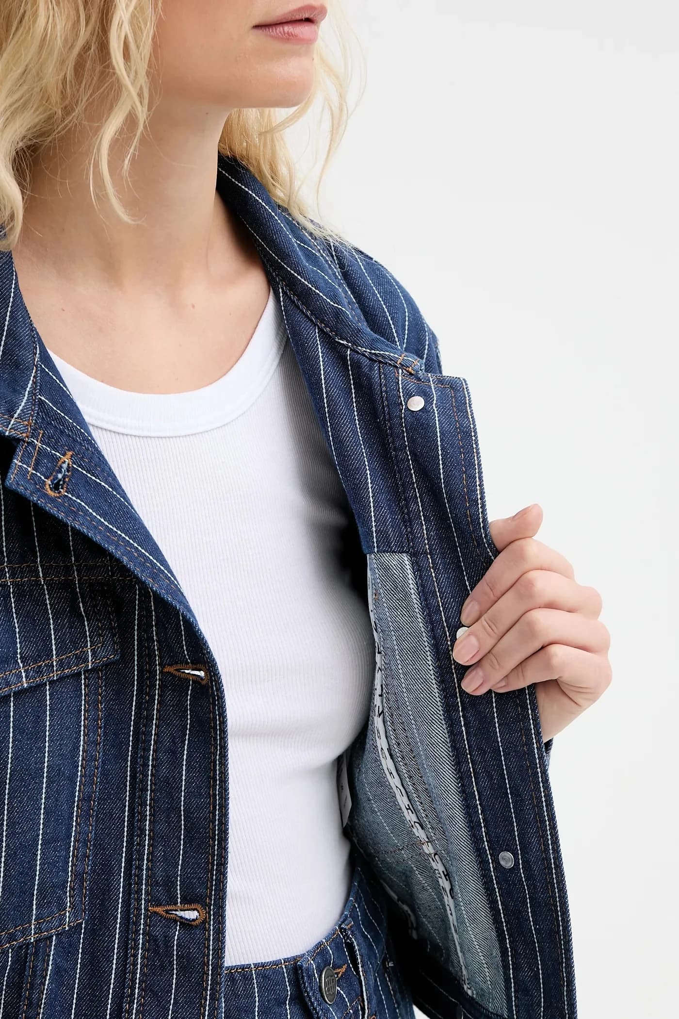 LINDY джинсовая куртка - фото 6