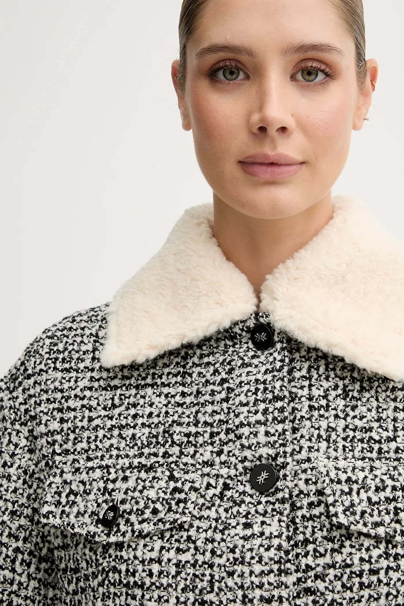 Куртка-рубашка с шерстью - фото 5