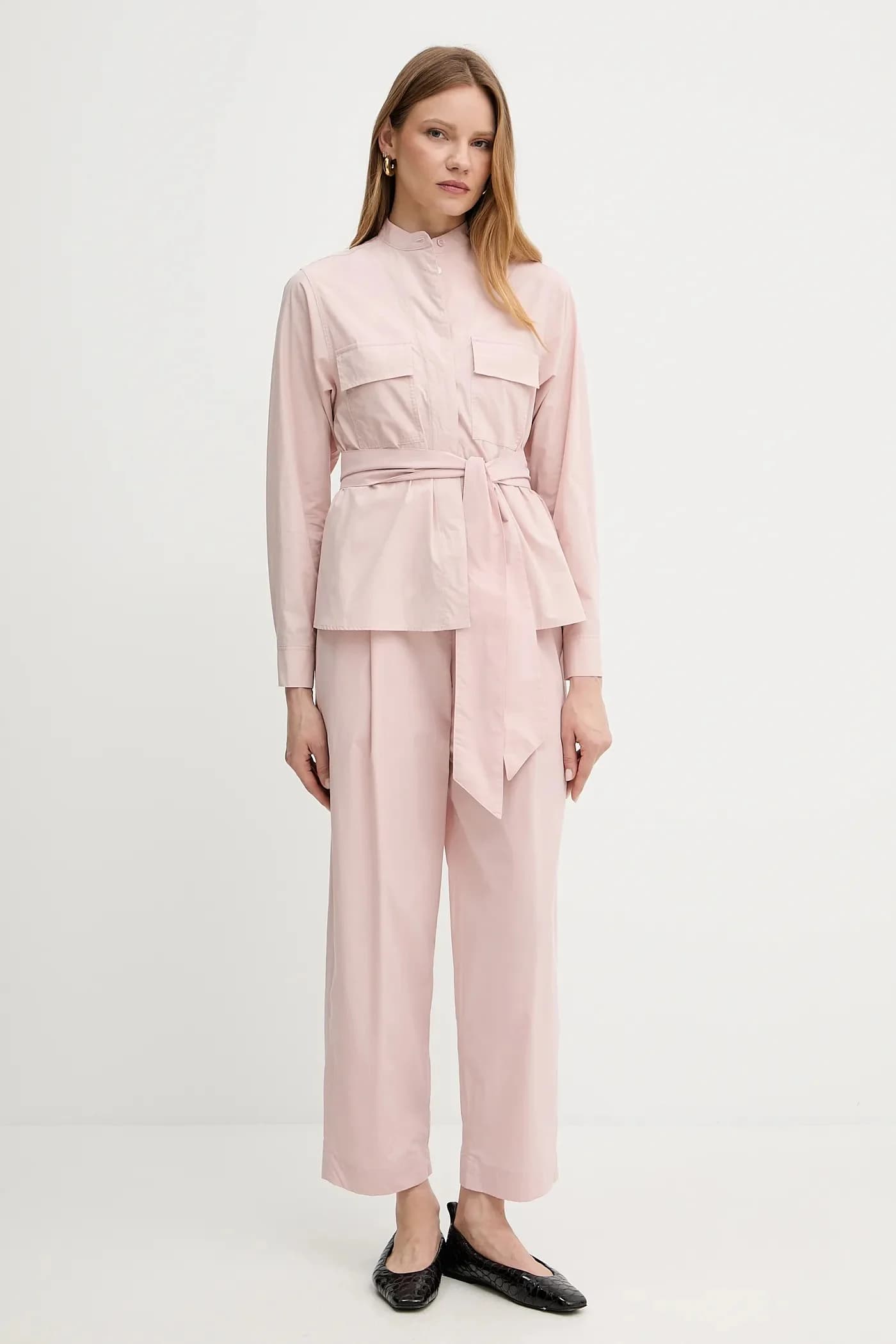 Хлопковая куртка-рубашка - фото 2