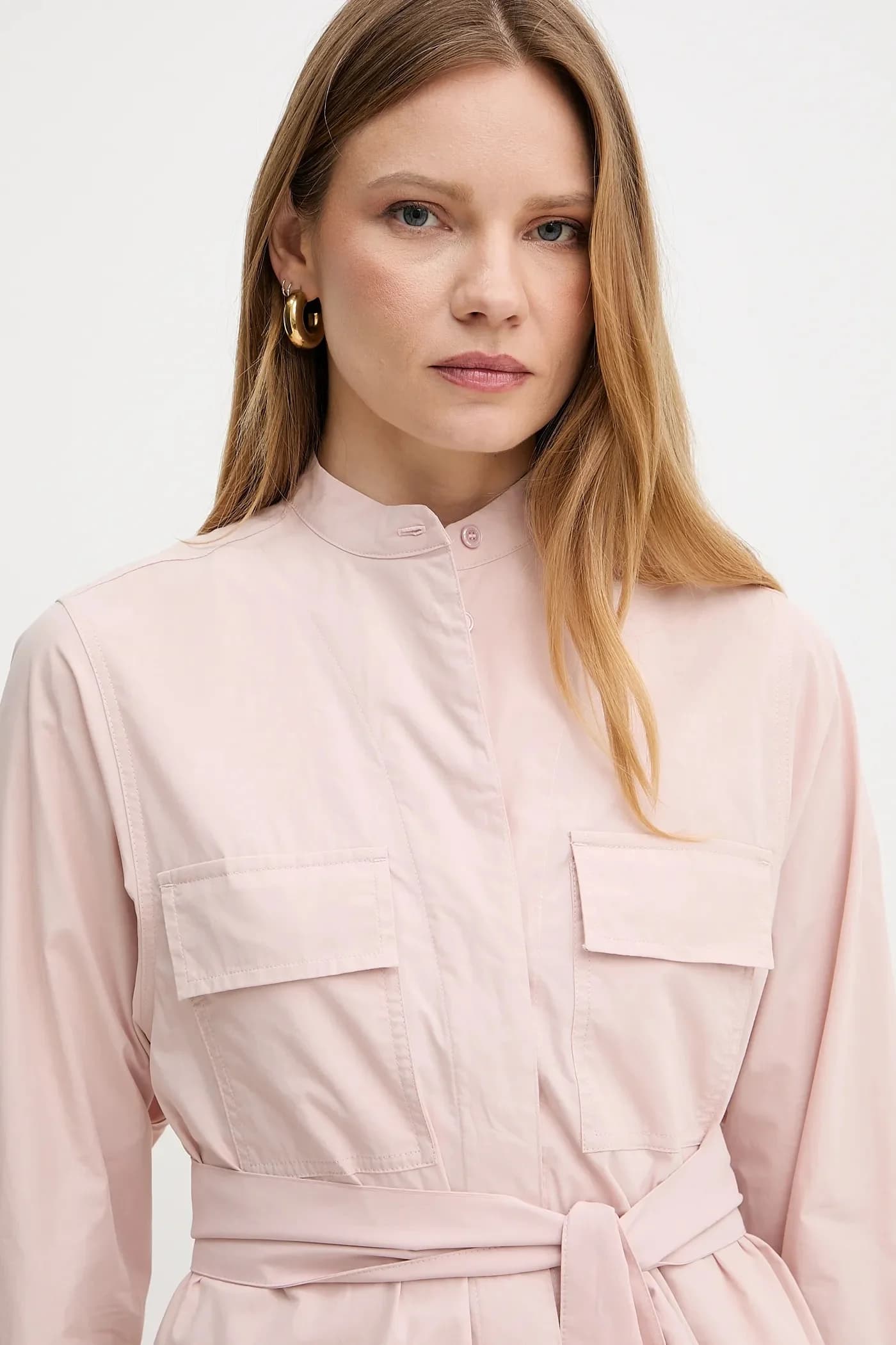 Хлопковая куртка-рубашка - фото 4