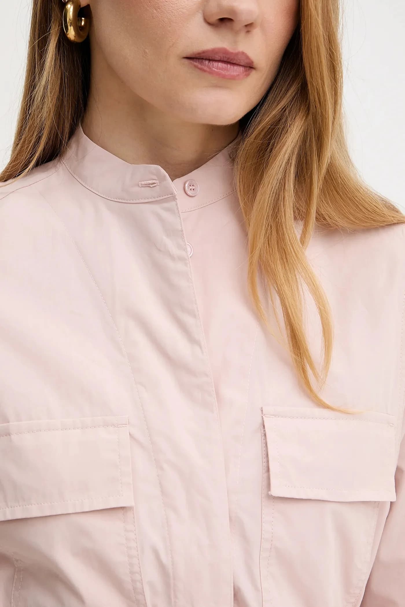 Хлопковая куртка-рубашка - фото 5