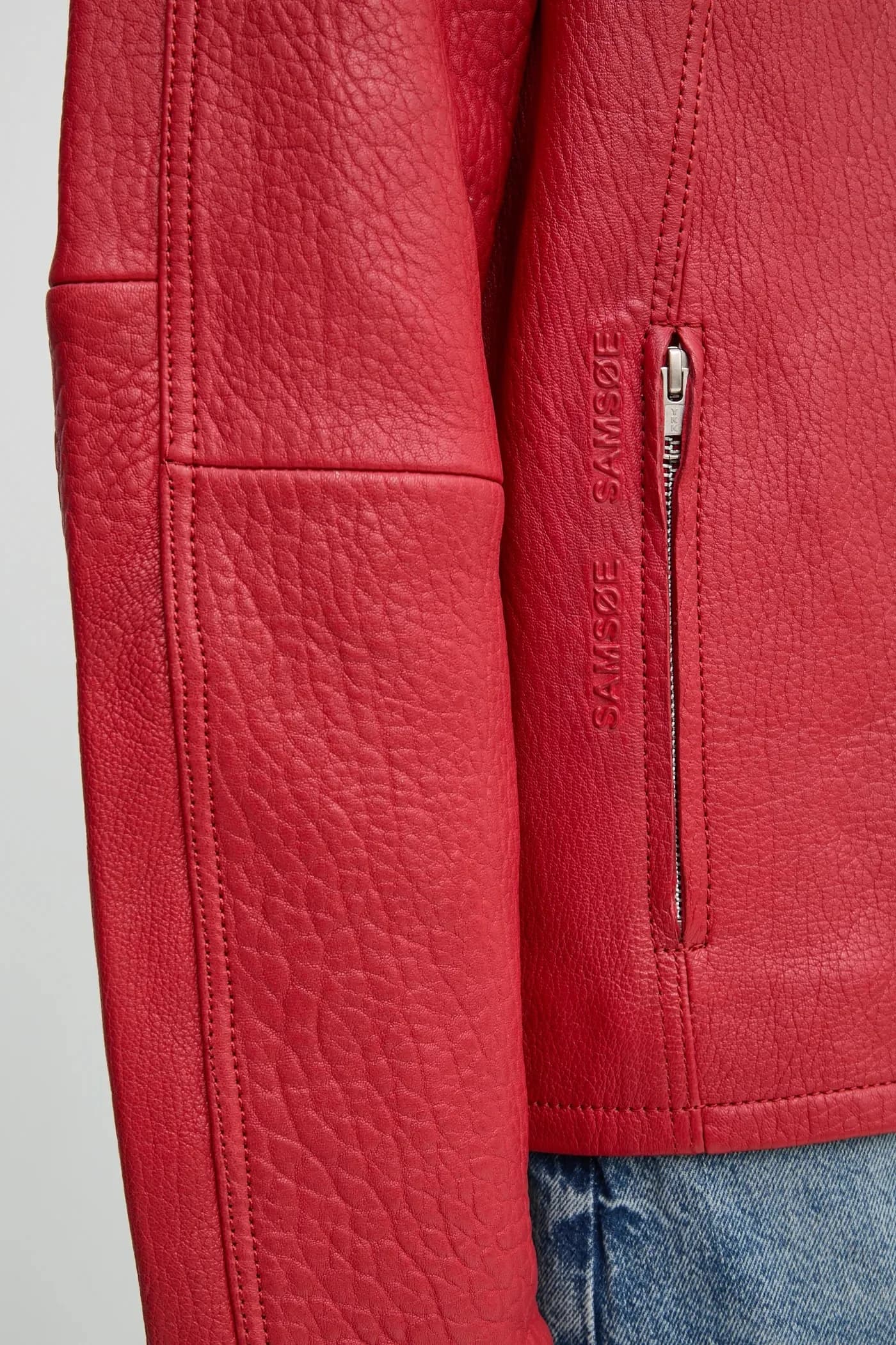 САНОК кожаная куртка - фото 7