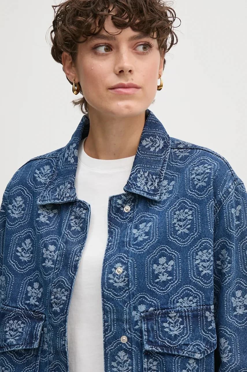 LOA ЖАККАРДОВАЯ джинсовая куртка - фото 4
