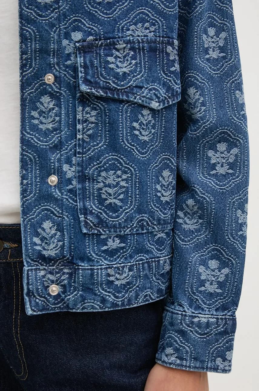 LOA ЖАККАРДОВАЯ джинсовая куртка - фото 5