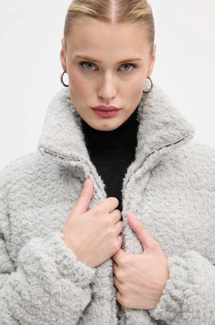 Куртка из смесовой шерсти - фото 5