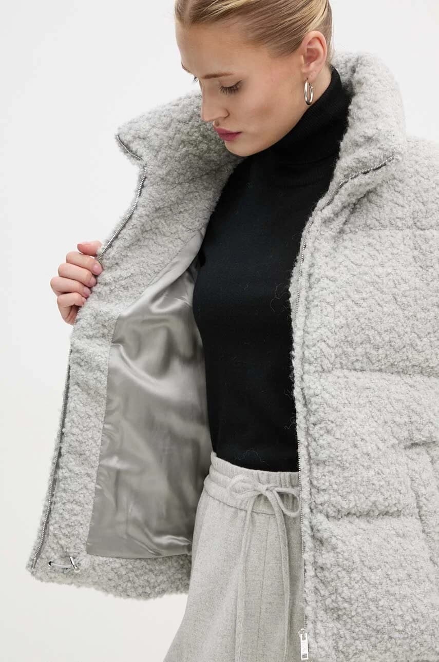 Куртка из смесовой шерсти - фото 7