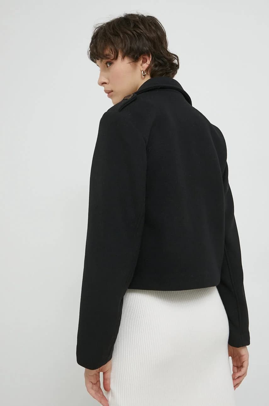 Куртка из смесовой шерсти - фото 3