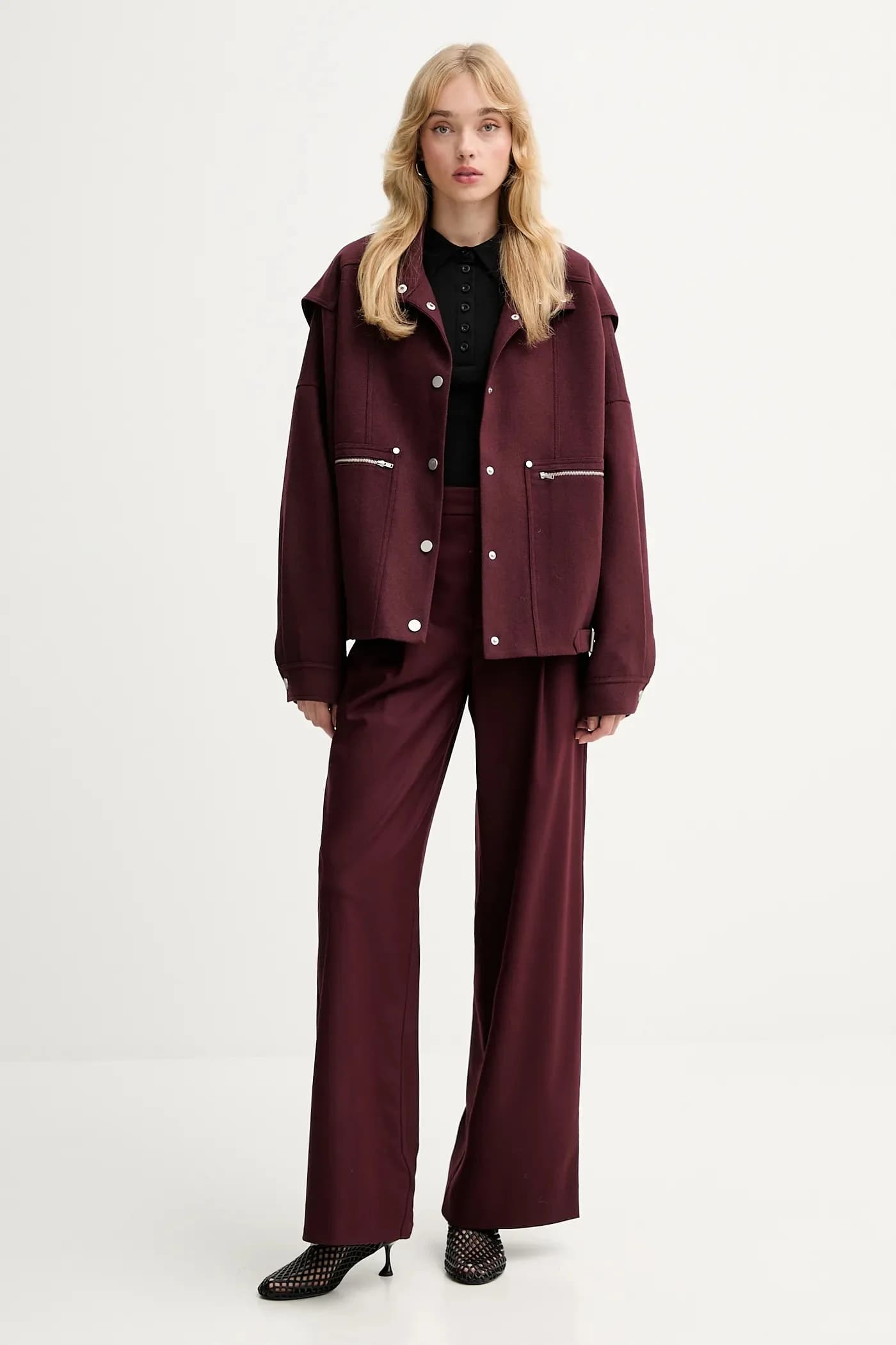 Куртка из смесовой шерсти - фото 2