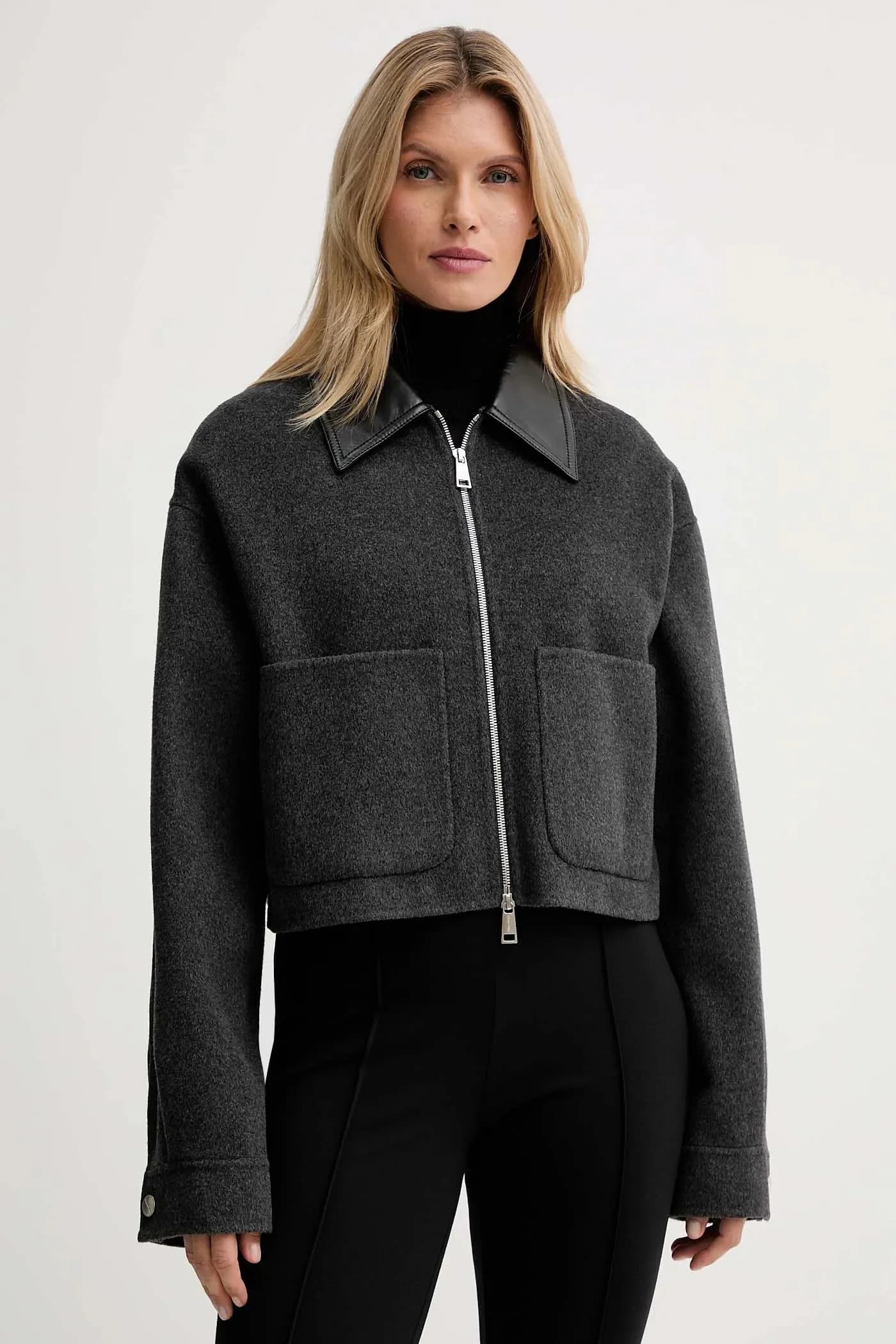 Куртка из смесовой шерсти