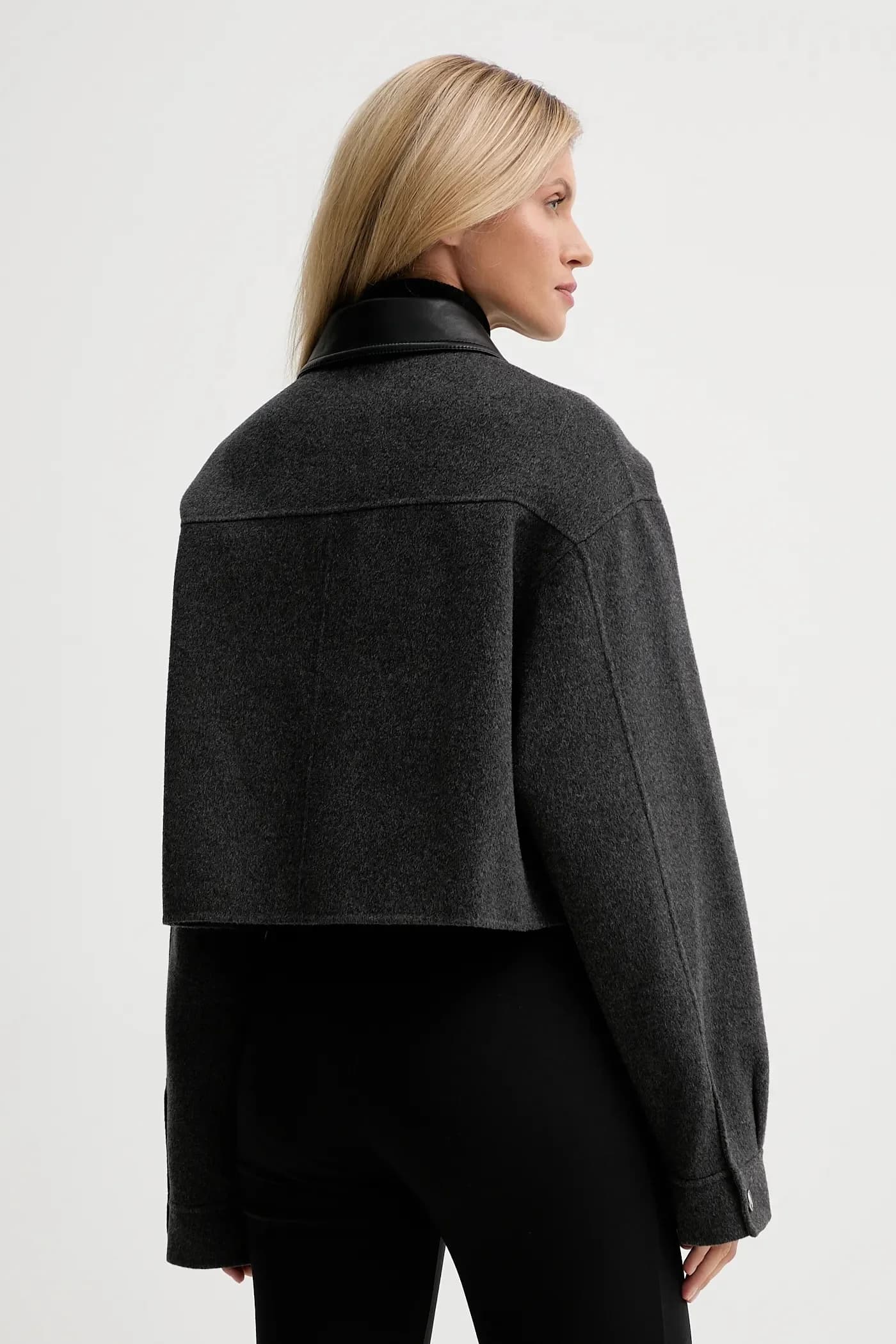 Куртка из смесовой шерсти - фото 3