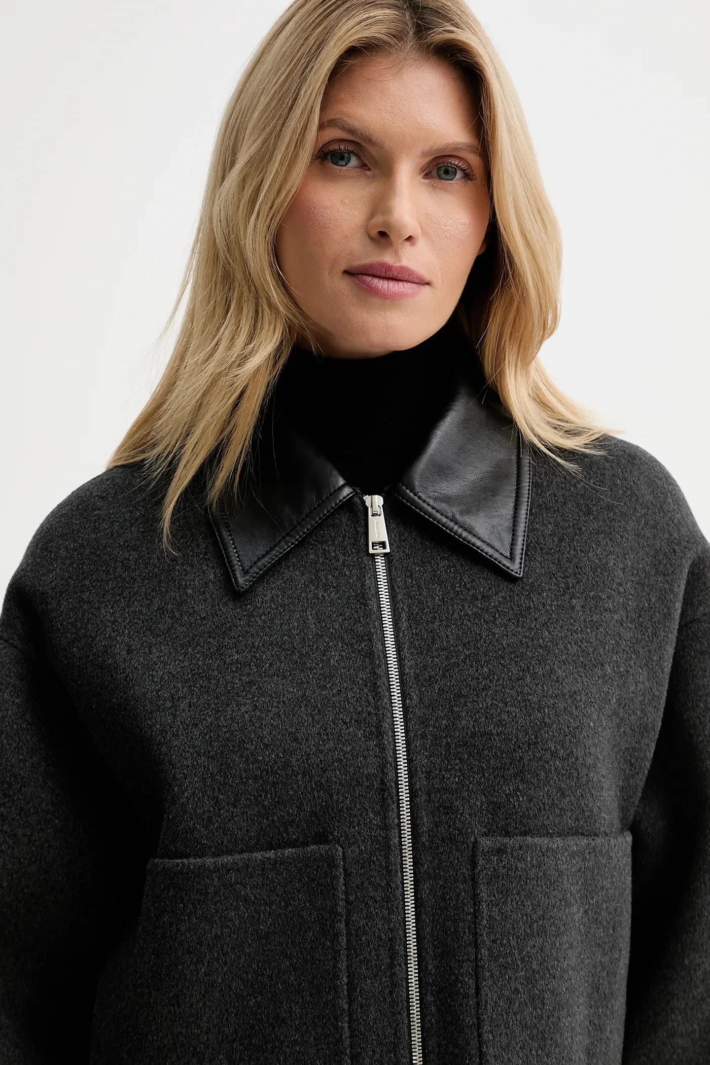 Куртка из смесовой шерсти - фото 4