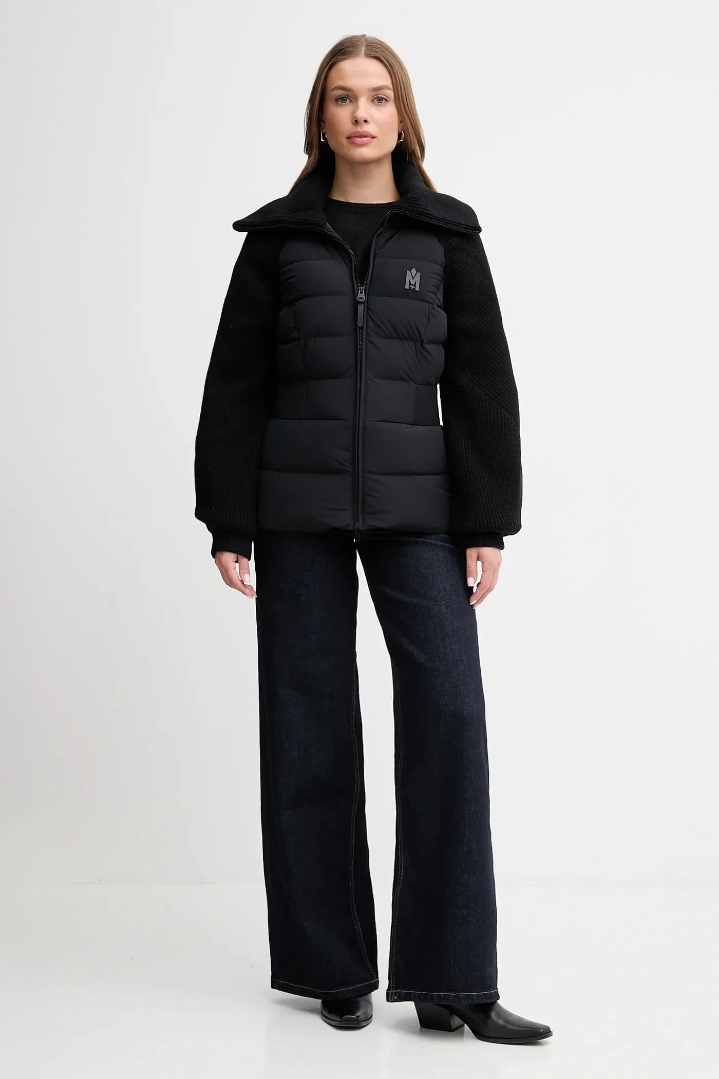 Пуховик с шерстью - фото 2