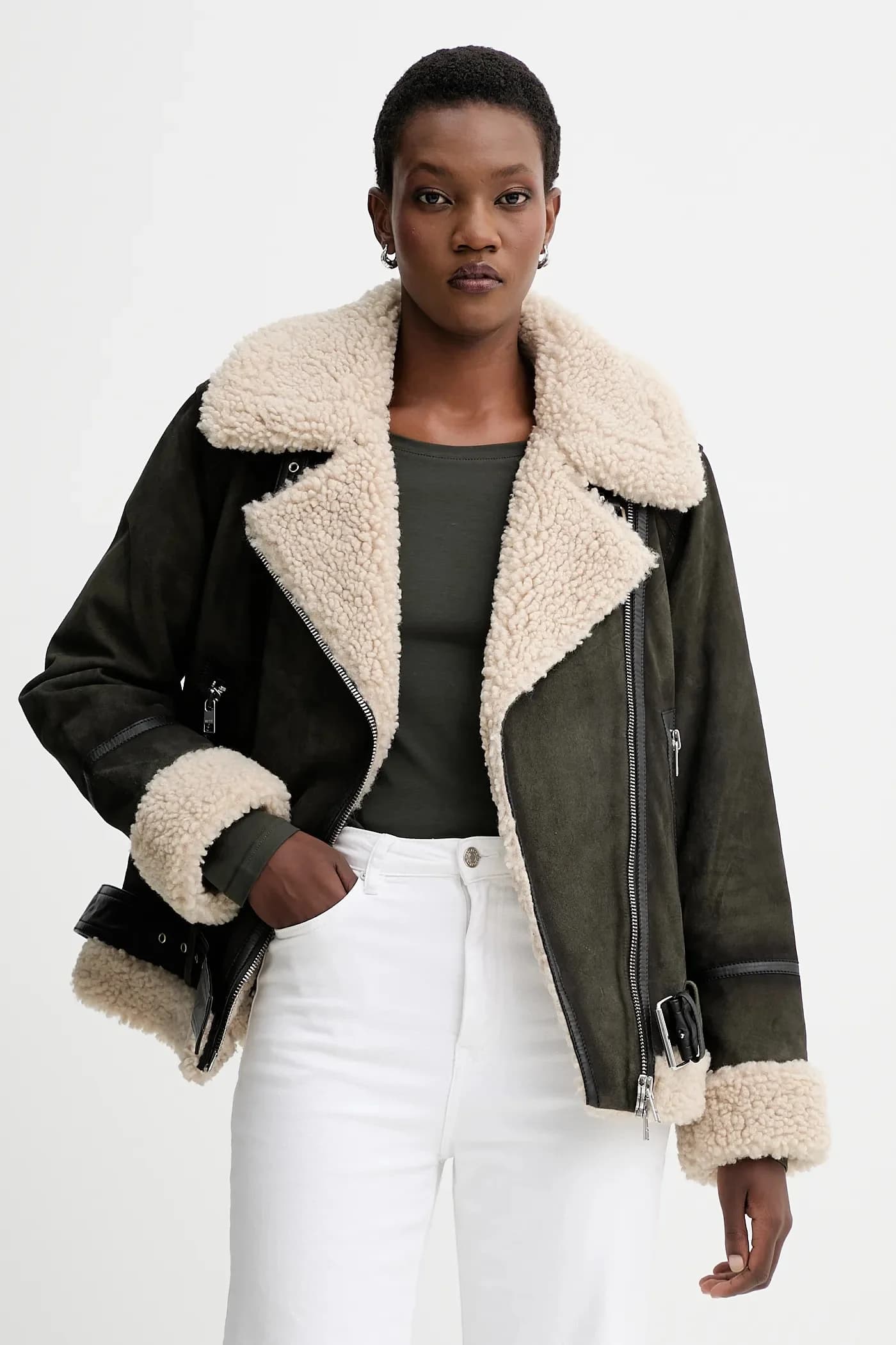 Замшевая косуха - фото 4