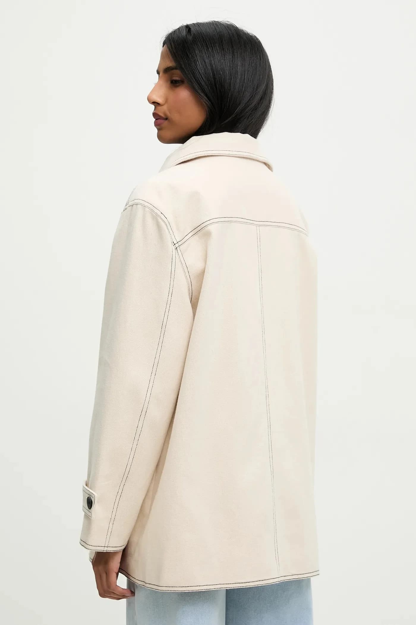 Хлопковая куртка-рубашка - фото 3