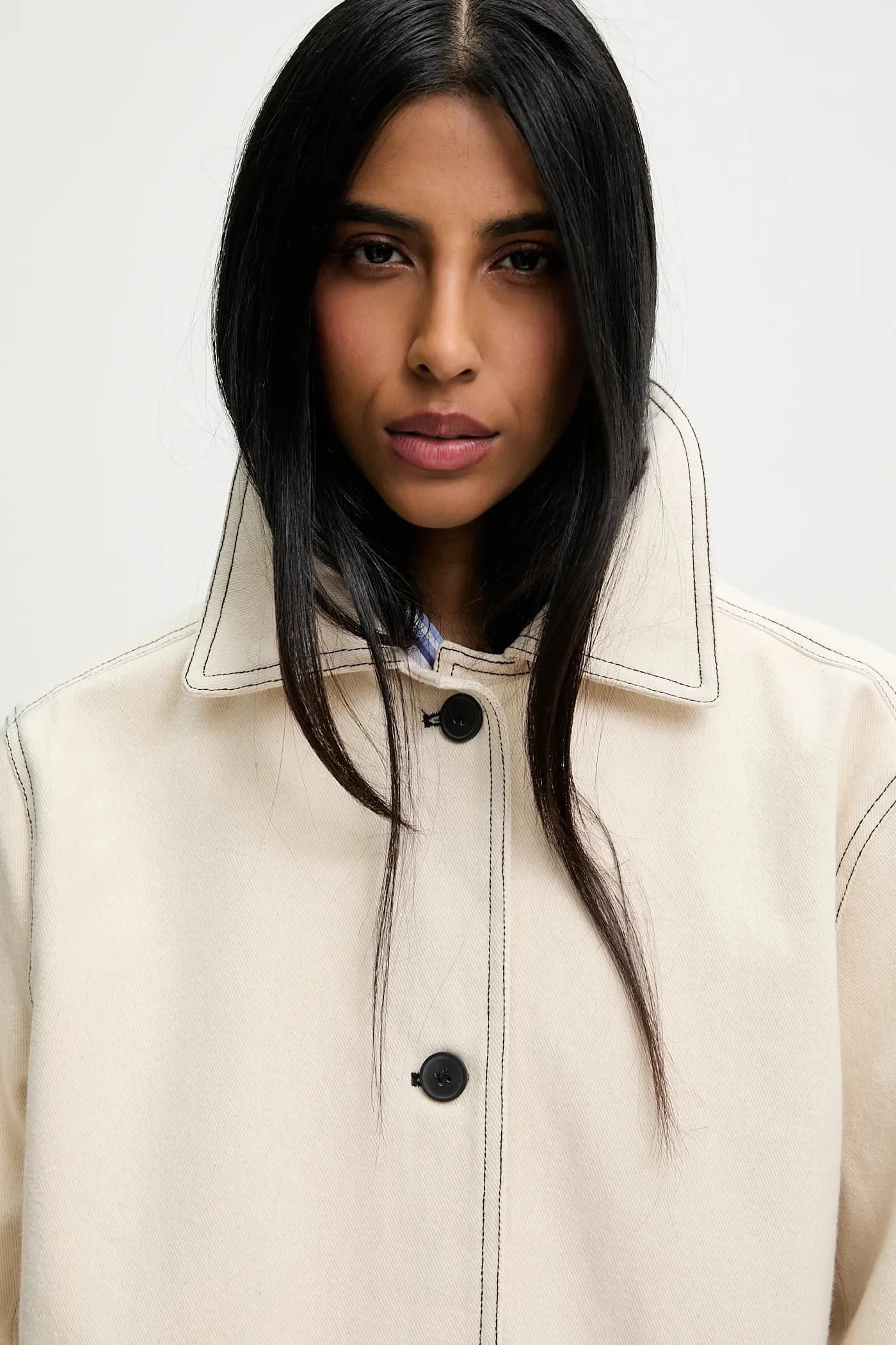 Хлопковая куртка-рубашка - фото 4