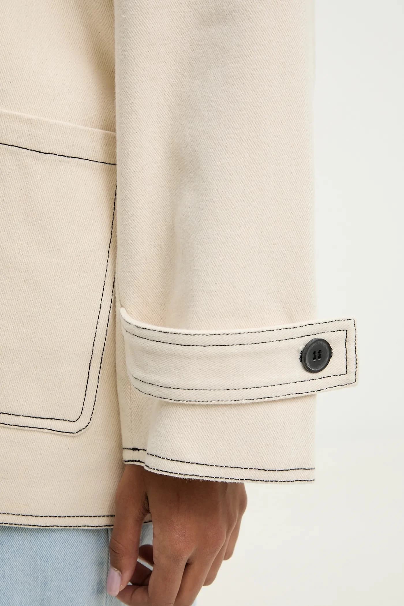 Хлопковая куртка-рубашка - фото 5