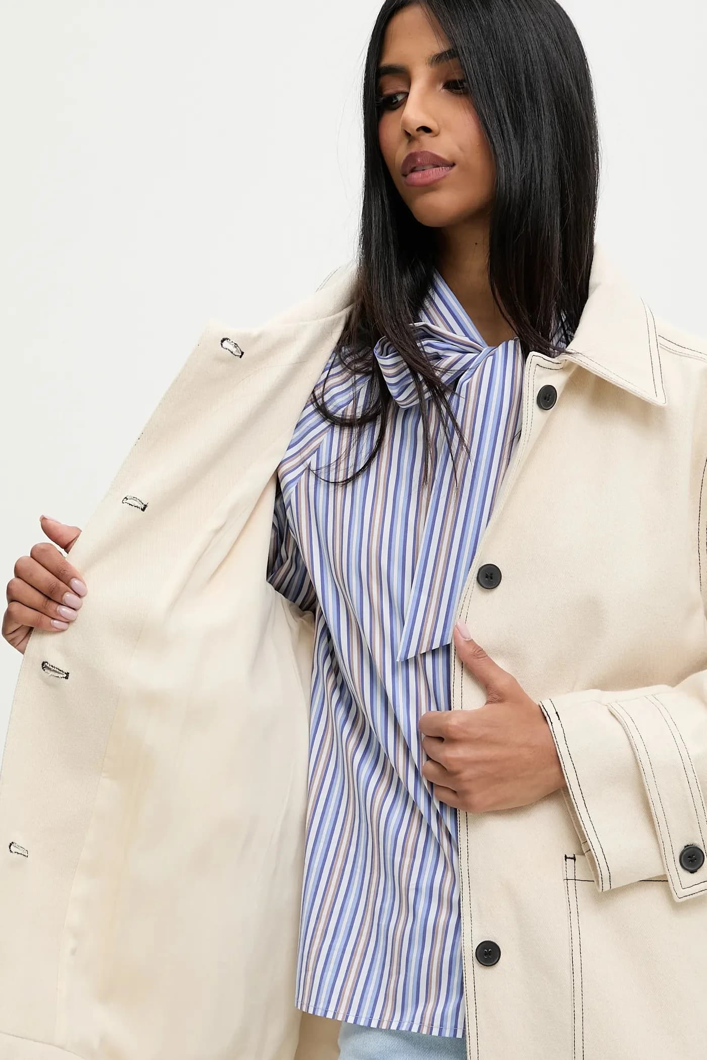 Хлопковая куртка-рубашка - фото 6