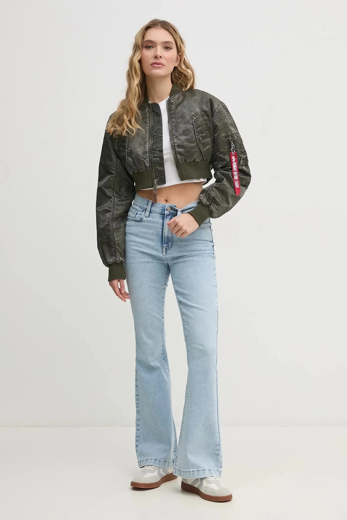 Укороченный бомбер MA-1 Vintage Wmn - фото 2