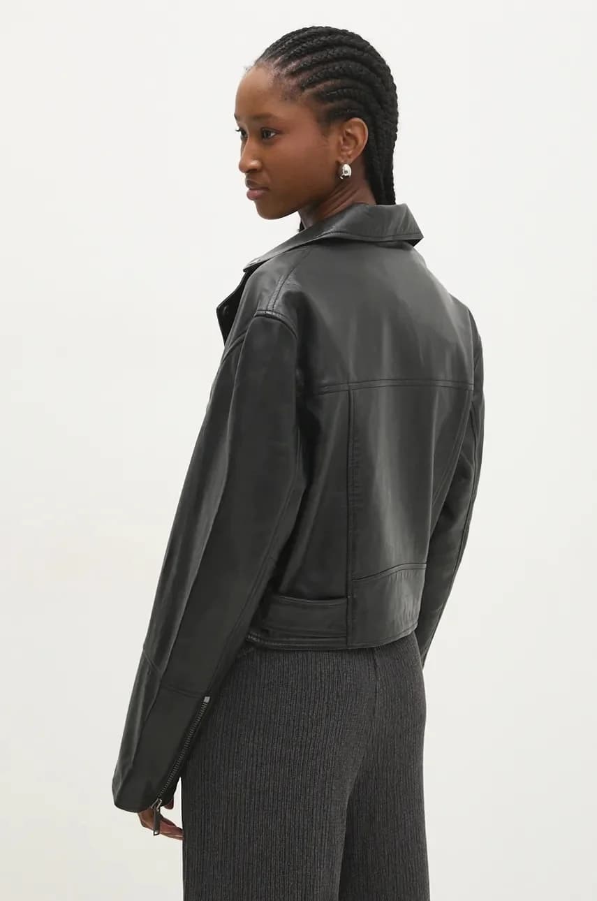 Кожаная байкерская куртка Answear Lab - фото 3