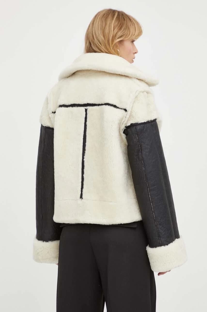 Двусторонняя кожаная куртка - фото 5