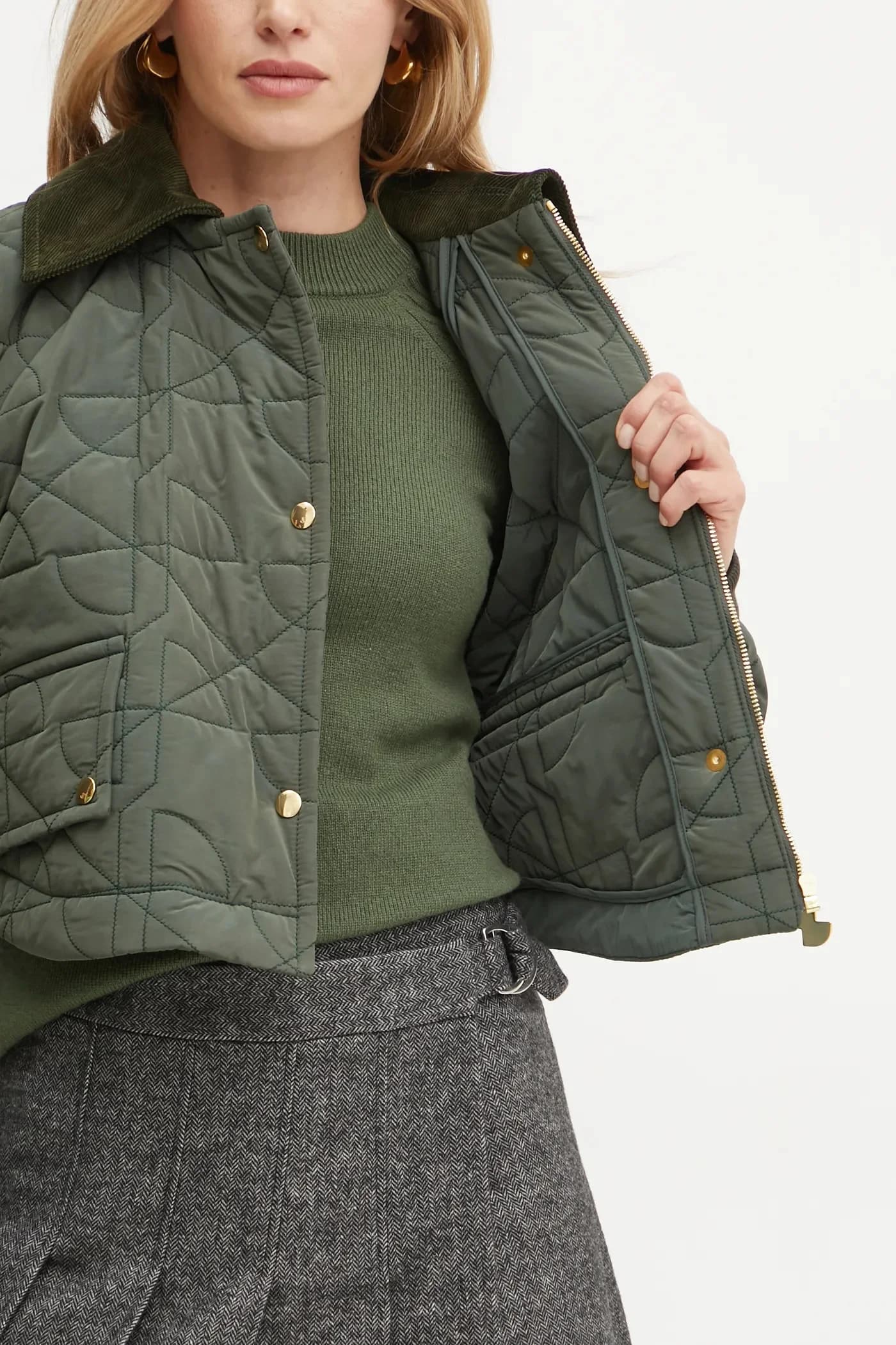 Куртка из смесовой шерсти - фото 6