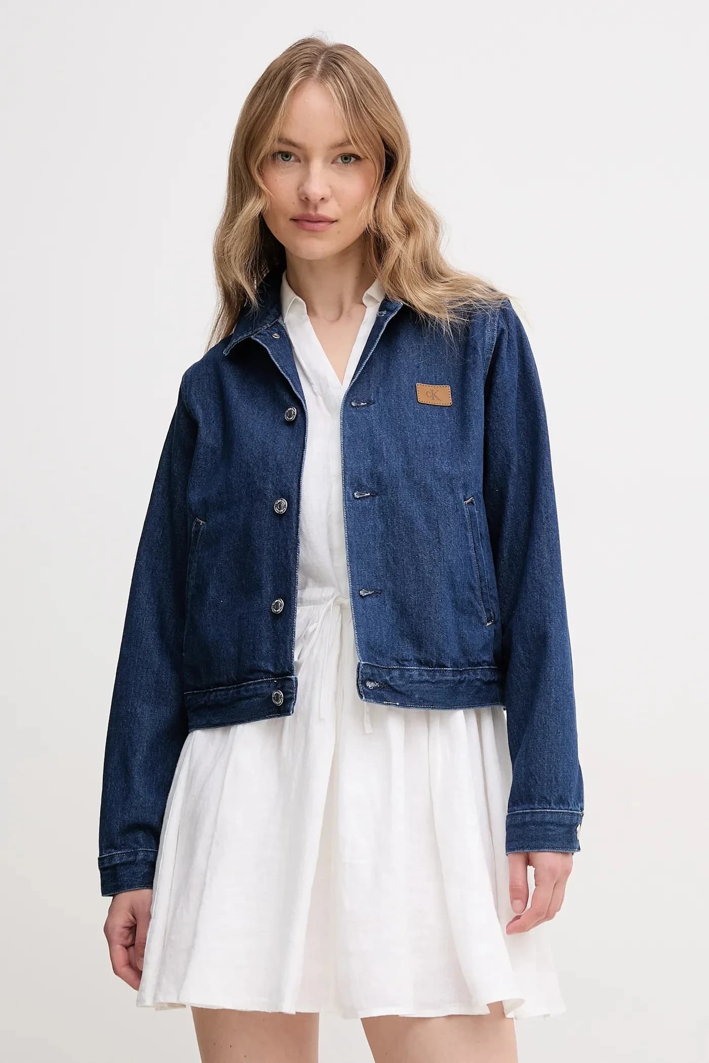 Хлопковая джинсовая куртка