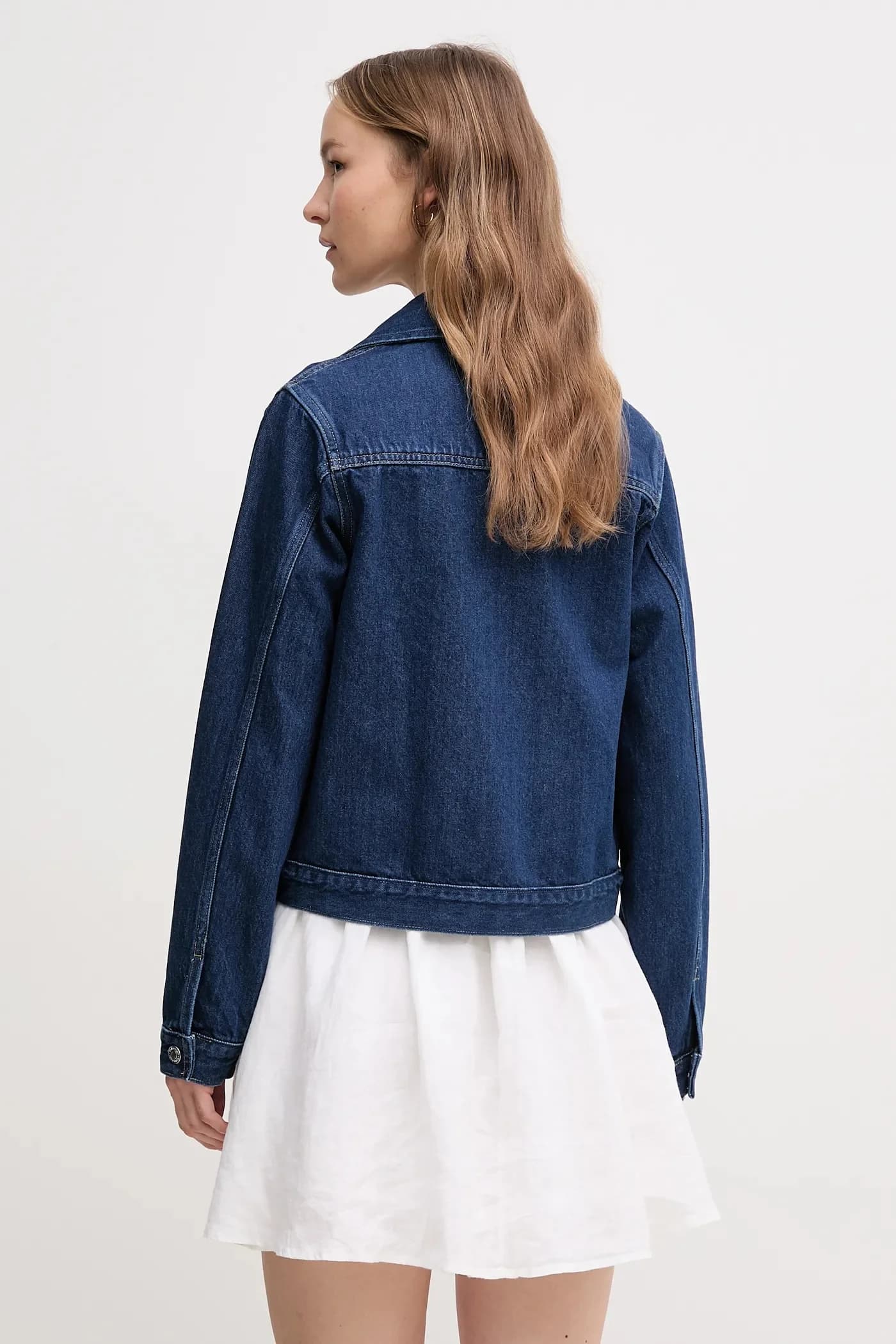 Хлопковая джинсовая куртка - фото 3