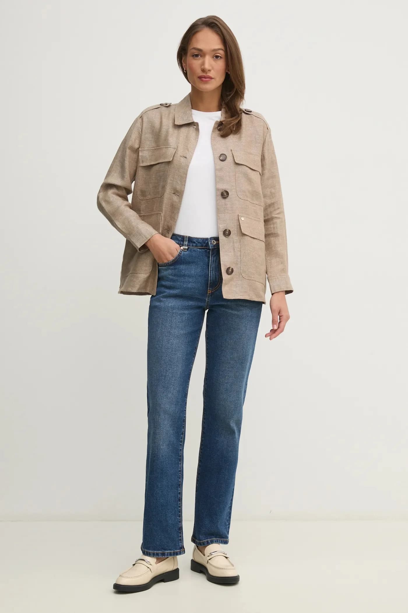 Льняная куртка - фото 2