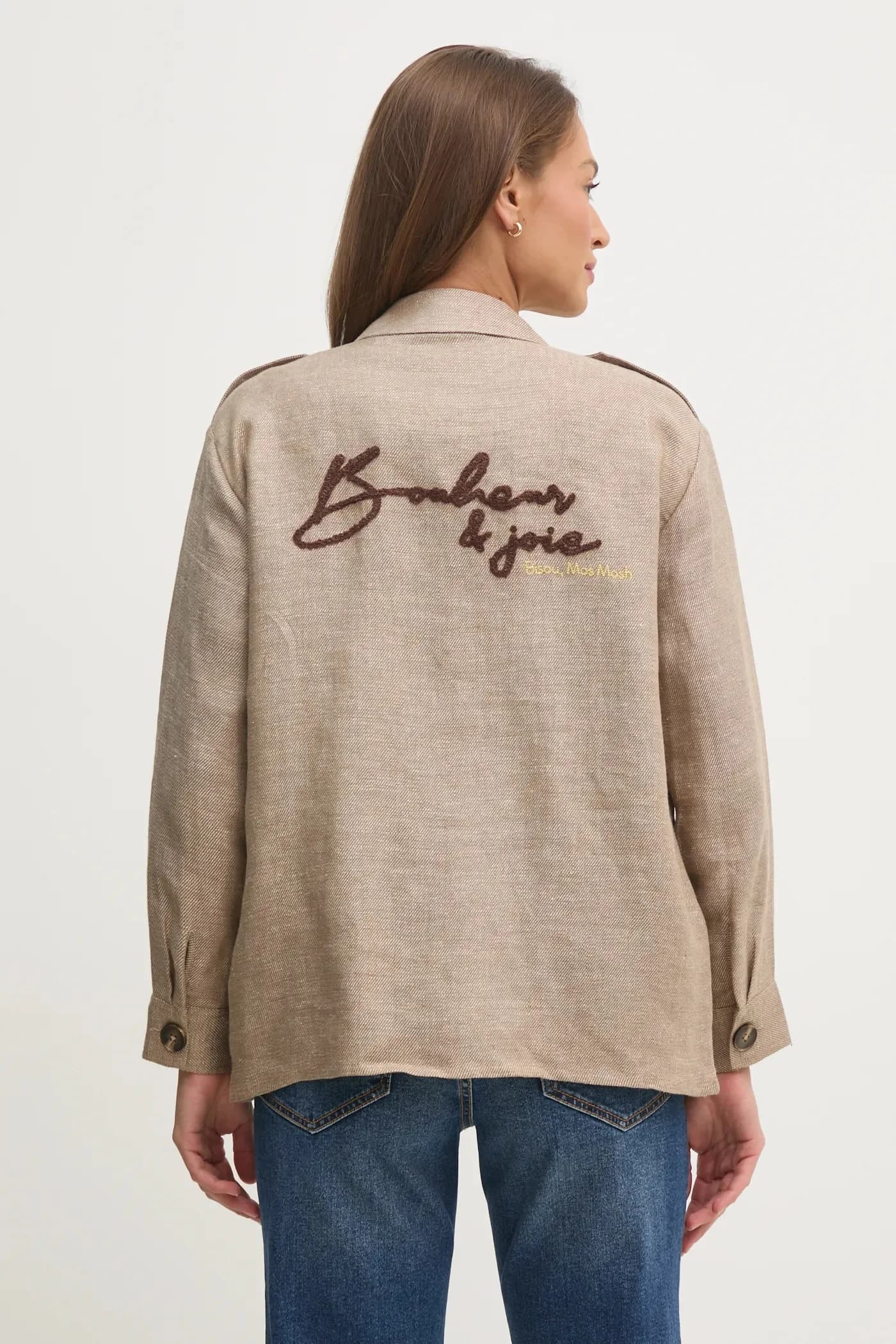 Льняная куртка - фото 3