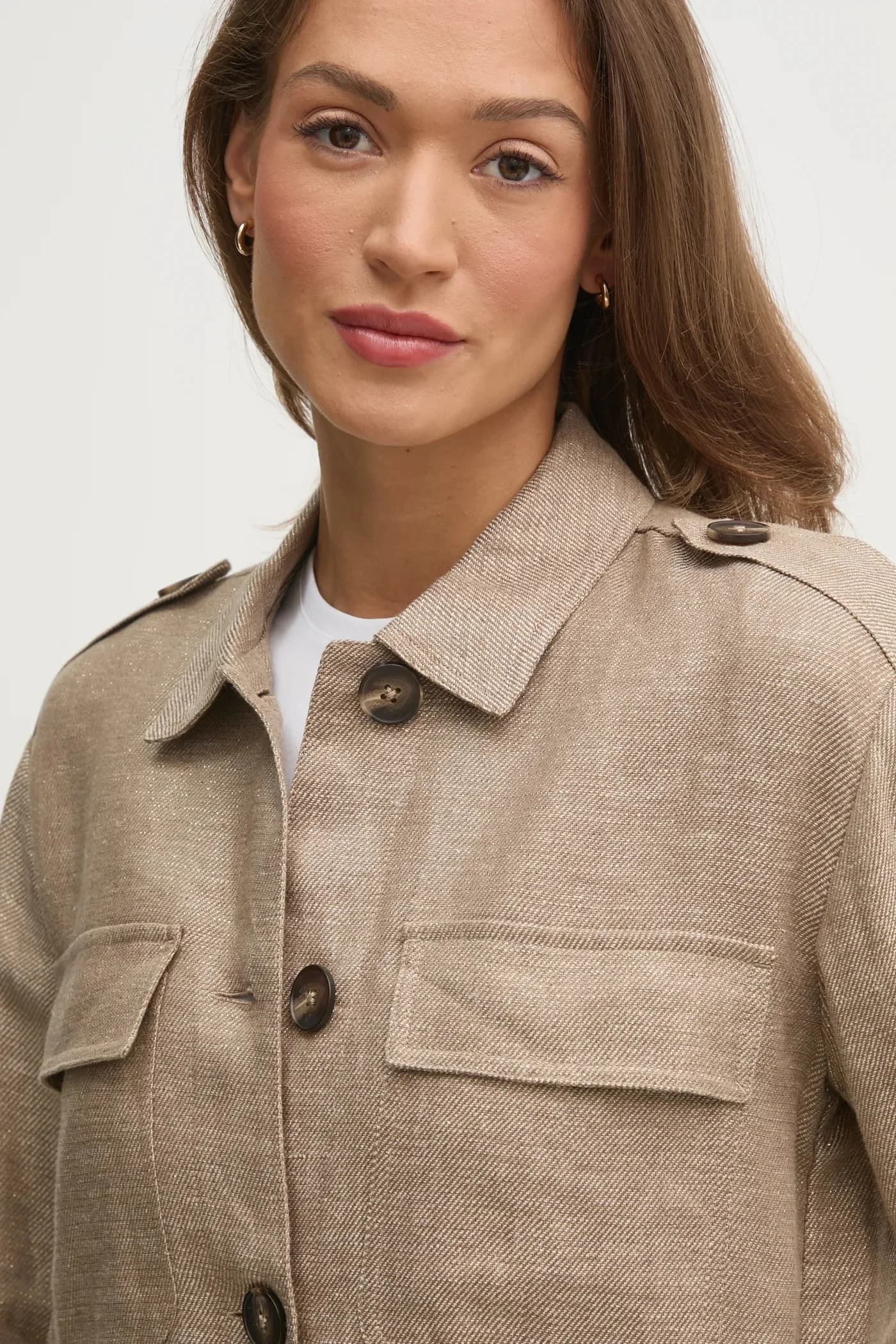 Льняная куртка - фото 4