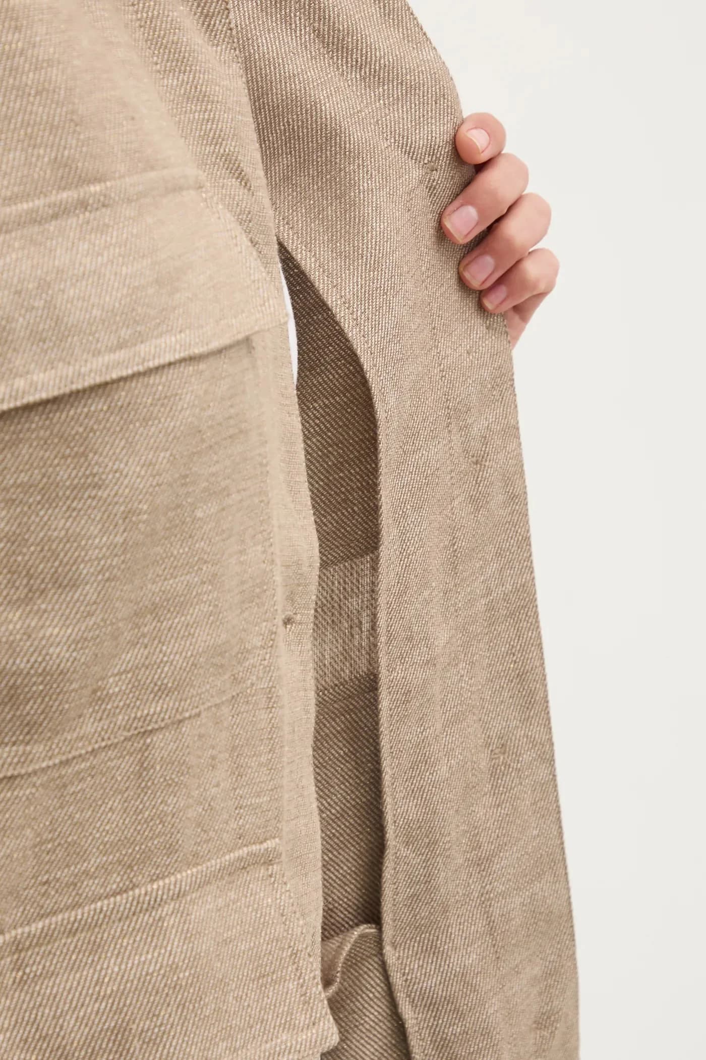 Льняная куртка - фото 7