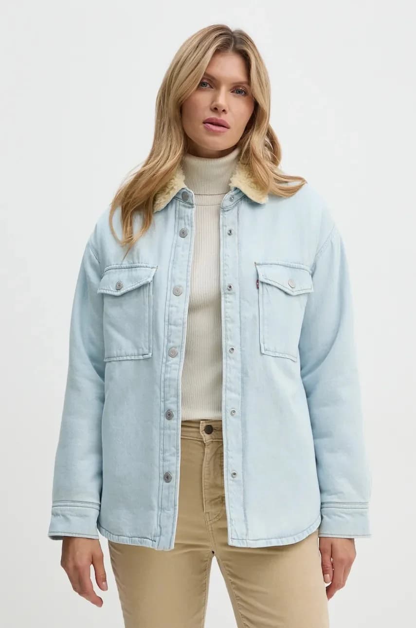 Куртка-рубашка из смесовой шерсти