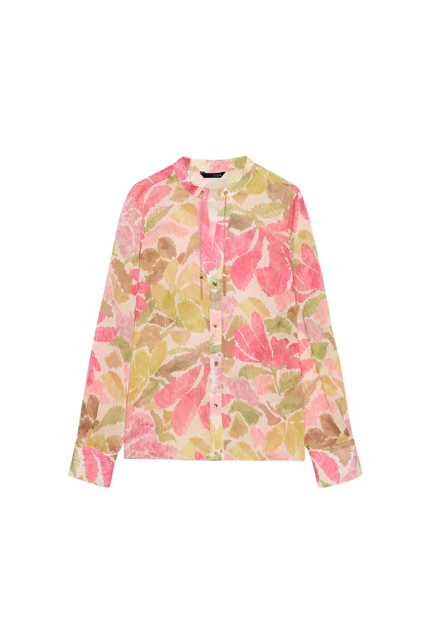 ЦВЕТОЧНАЯ БЛУЗКА С БИСЕРОМ - фото 3