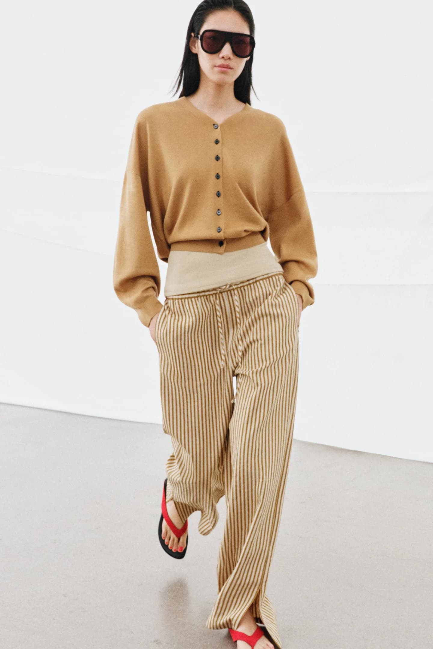 ПИЖАМНЫЕ БРЮКИ В ПОЛОСКУ ИЗ КОЛЛЕКЦИИ ZW - фото 2