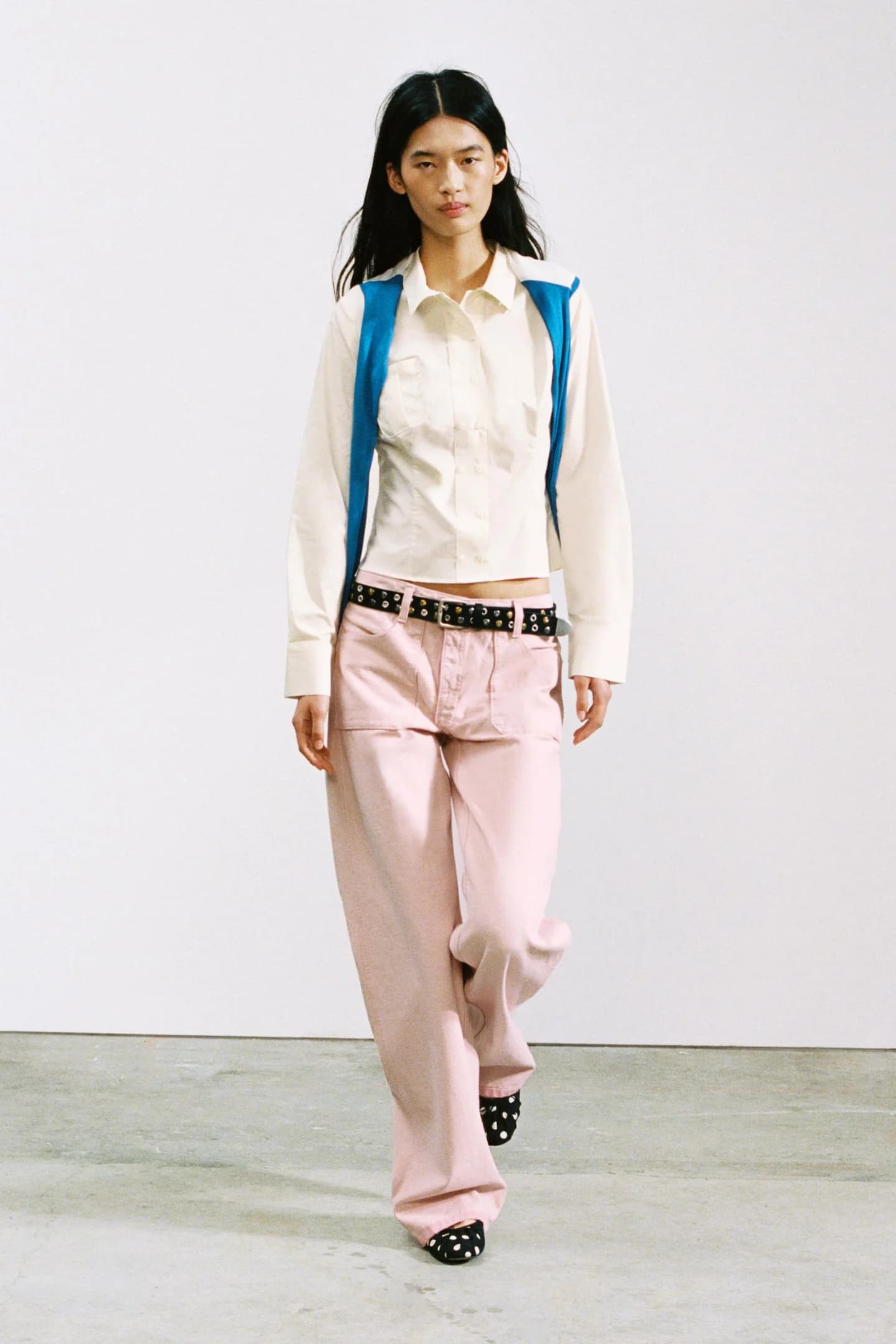 Двусторонние джинсы TRF со средней посадкой